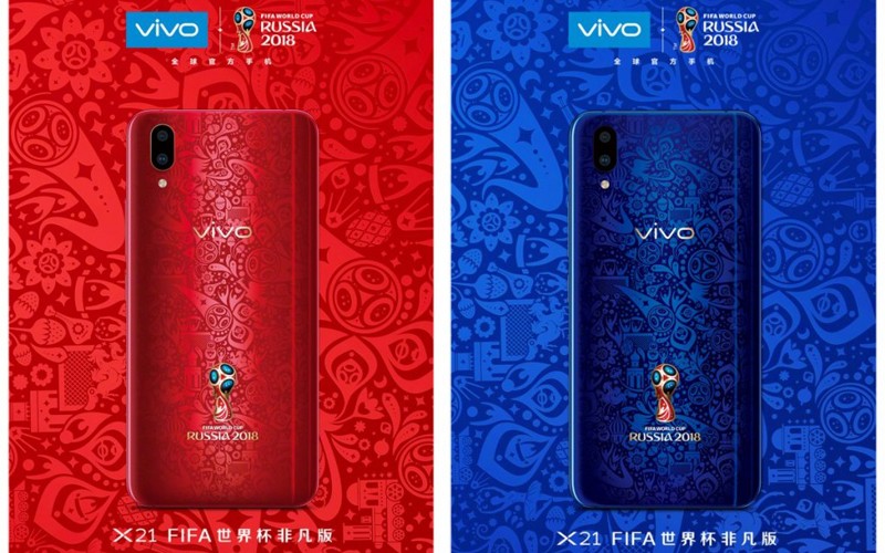 vivo 推出 X21 FIFA 世界杯特別版: 兩種配色, 更多消息將於 5月22日公布