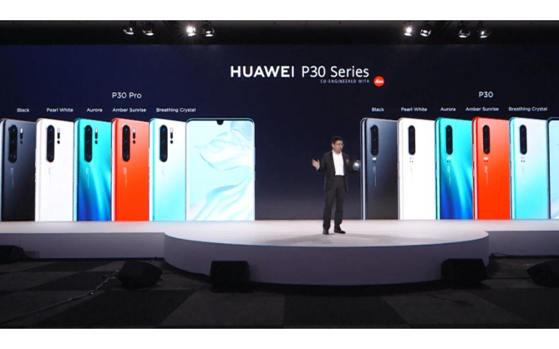 水滴屏及搭載50倍數碼變焦鏡頭,Huawei P30/P30 Pro 正式在巴黎發佈!