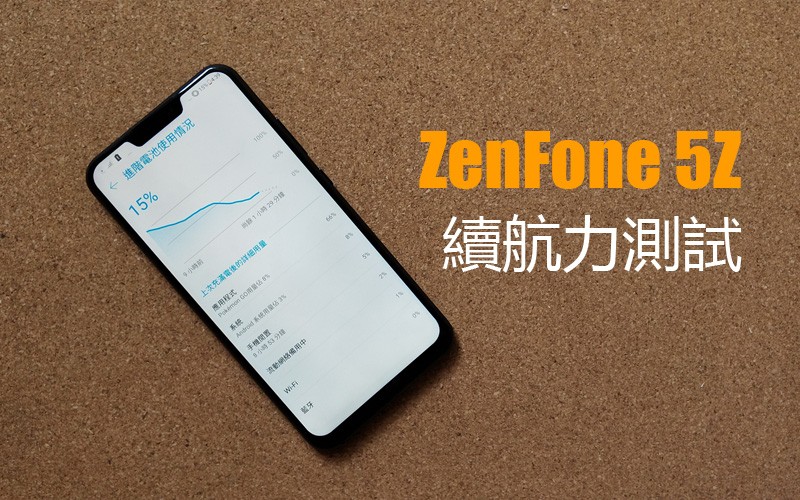 Asus Zenfone 5Z 電力測試: 尚有改善的續航力表現