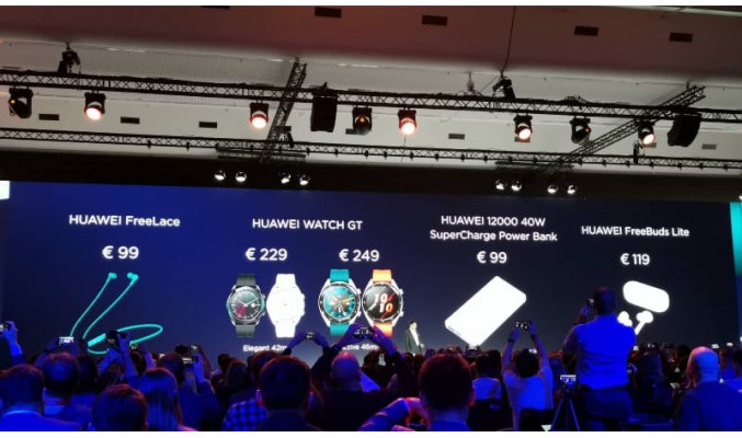 除了 P30/P30 Pro 外，Huawei 還發佈了  Swarovski 機殼、40W行動電源、新配色 Huawei Watch GT等！