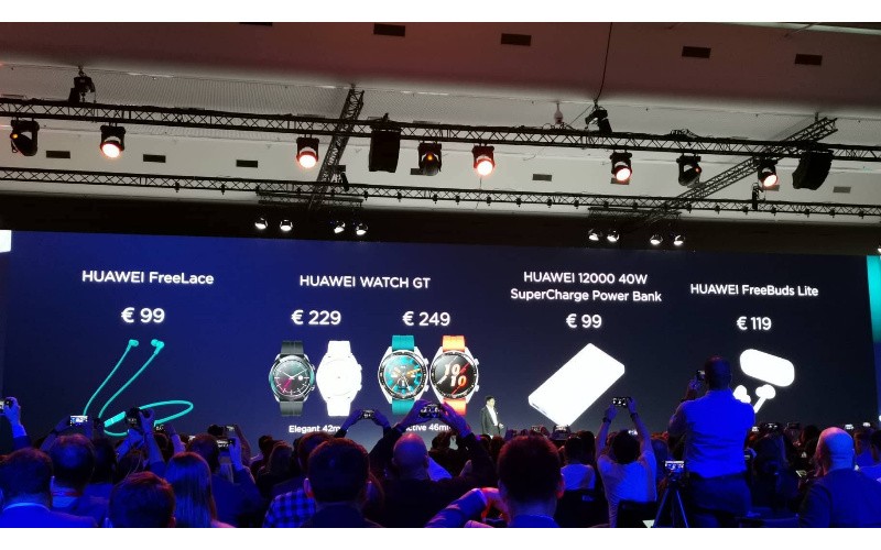 除了 P30/P30 Pro 外，Huawei 還發佈了  Swarovski 機殼、40W行動電源、新配色 Huawei Watch GT等！