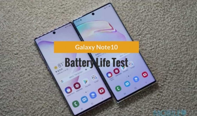 Galaxy Note 10 電量測試：續航力表現平庸