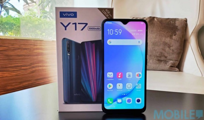 vivo 入門機 Y17 定價下調，5000 mAh 大電僅售$1798