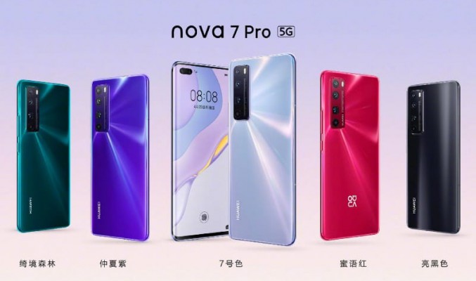 HUAWEI中階5G系列，Nova 7、Nova 7 Pro及 Nova 7 SE 齊發佈！