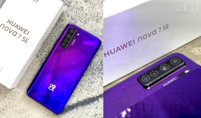 HUAWEI Nova 7 SE 外觀全面睇：6400萬四鏡頭、40W快充、Kirin 820