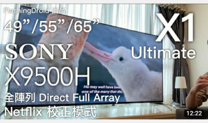 【2020 新款電視！】Sony X9500H 配備 X1 Ultimate 晶片｜全陣列 Direct Full Array｜Netflix 校正模式 by FlashingDroid