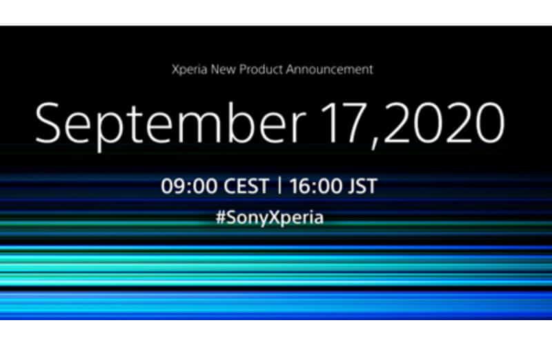 官方已確認，SONY Xperia 5 II 將於9月17日發佈