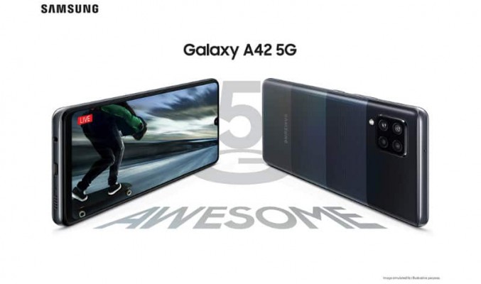 SAMSUNG 最平5G 手機，Galaxy A42 5G 開價$3,198 !