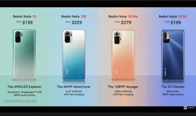 低至 $1,540 起，一連四款 Redmi Note 10 機海發佈