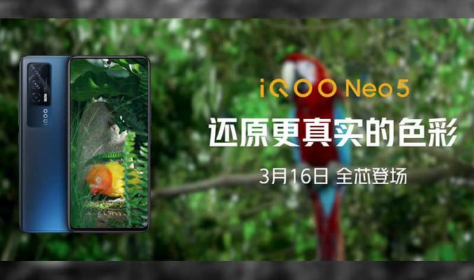 逐組校正 OLED 色彩，iQOO Neo5 下週現身