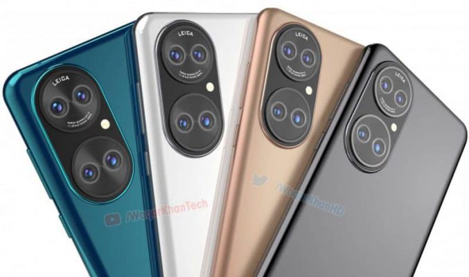 HUAWEI P50 系列渲染圖全曝光，三款新機全面睇