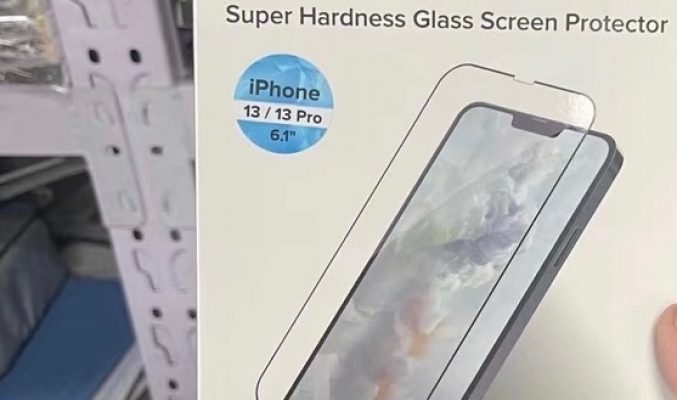 劉海部份變得更細少，iPhone 13屏幕保護貼曝光！