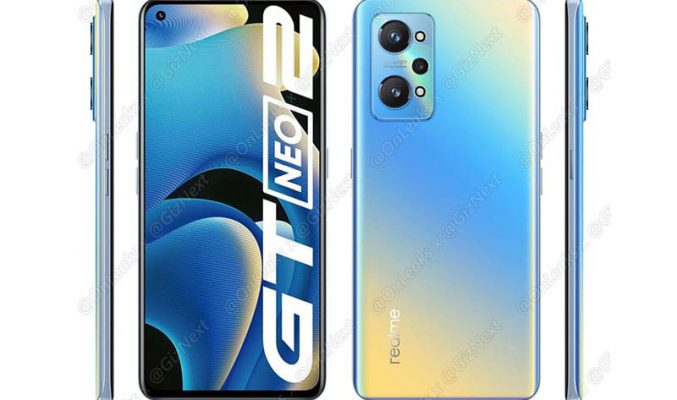 搶眼漸變塗裝、薄機身大電池，realme GT Neo2 機圖曝光