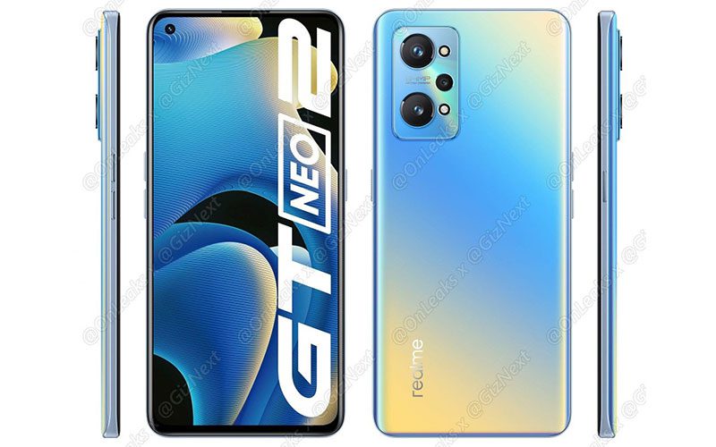 搶眼漸變塗裝、薄機身大電池，realme GT Neo2 機圖曝光