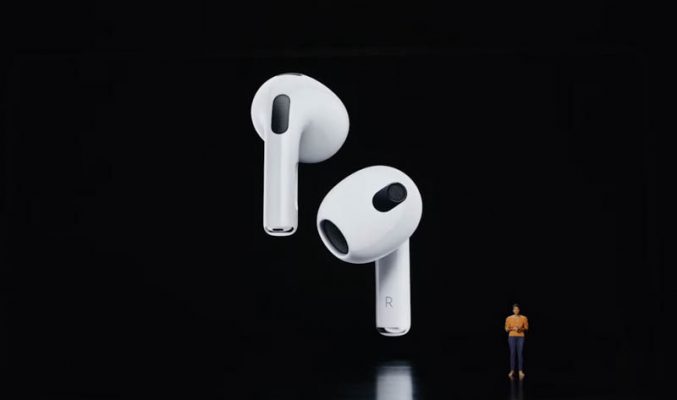 【Apple 發佈會】終於都出！$1,499 新外觀 AirPods 3 下週二開賣