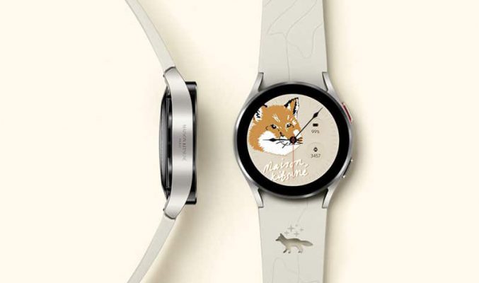 潮牌上身，Galaxy Watch4｜Buds2 聯乘 Maison Kitsuné 別注版