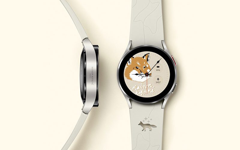 潮牌上身，Galaxy Watch4｜Buds2 聯乘 Maison Kitsuné 別注版