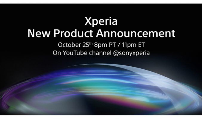 再有 Xperia 新機即將發佈？SONY 宣佈10月26日舉行新品發佈會！