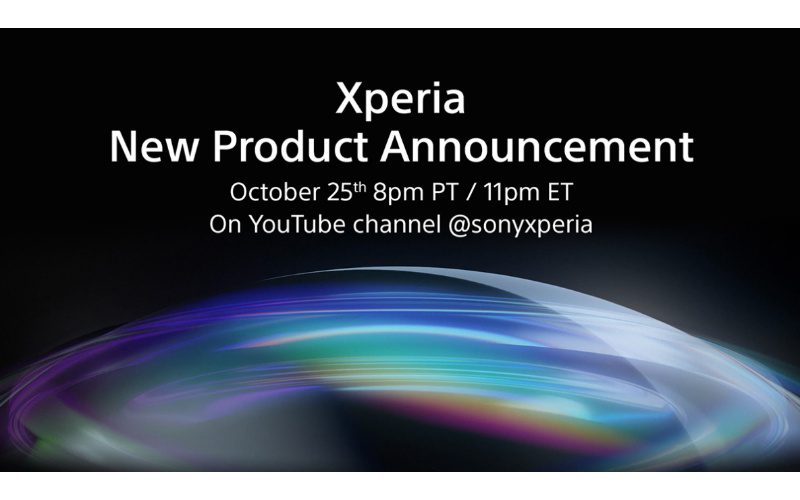 再有 Xperia 新機即將發佈？SONY 宣佈10月26日舉行新品發佈會！