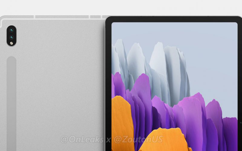 採用120Hz 更新率屏幕，SAMSUNG Galaxy Tab S8 渲染圖曝光！