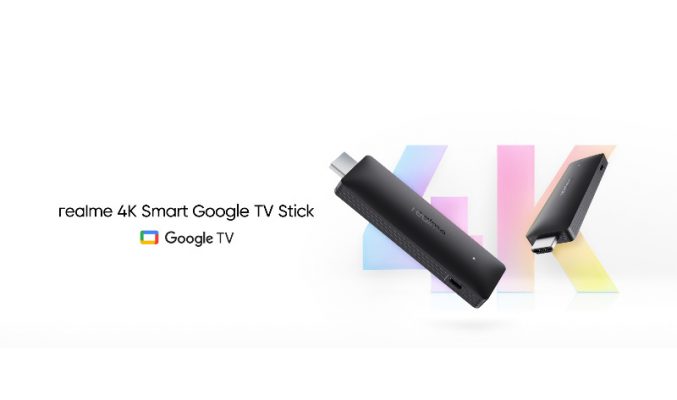 普通電視即變 Goolge TV，realme 4K Smart Google TV Stick 開價$599!