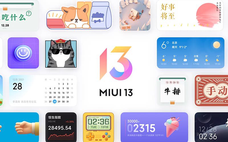 個人化 Widget、側屏幕 Sidebar，首季推送 MIUI 13 國際版發佈