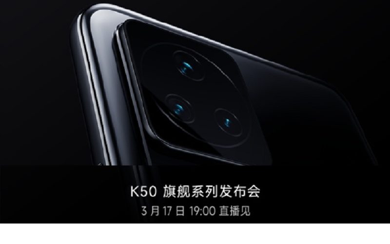 全球首發天璣8100，Redmi K50 系列於3月17日發表!