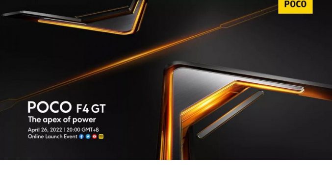 Redmi K50 國際版? POCO F4 GT 將於4月26日發佈!