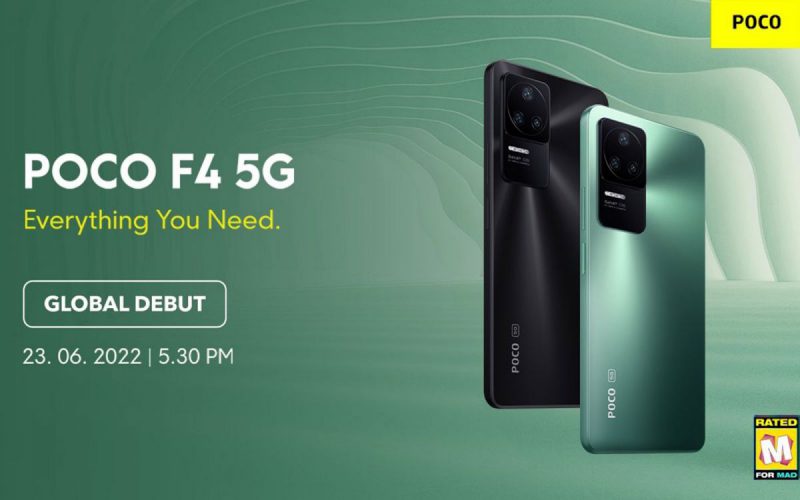 64MP OIS 三鏡、120Hz AMOLED 芒，POCO F4 5G 確定 6／23 現身