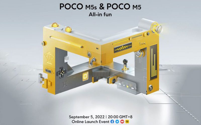 九月機海、平價手機先發！下週一 POCO M5s／M5 海外發佈