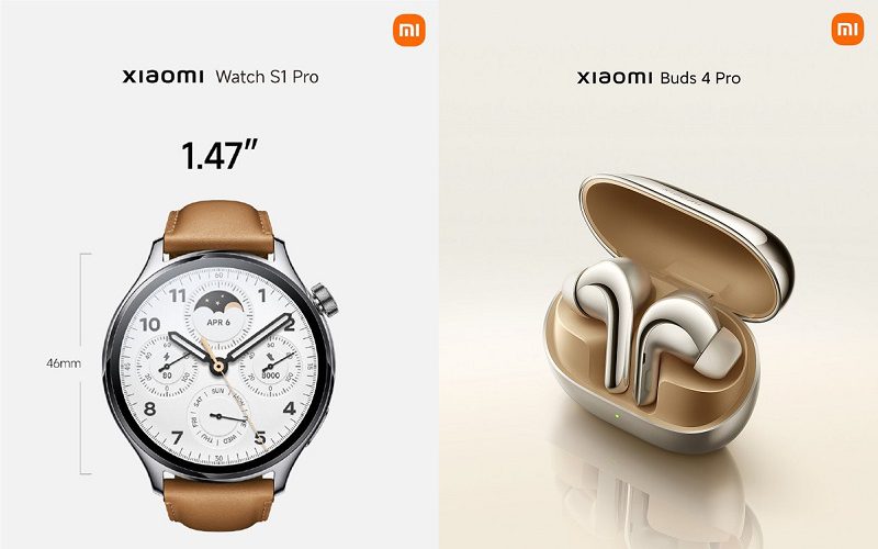 小米手錶S1 Pro 及無線耳機 BUDS 4 PRO 正式發表!