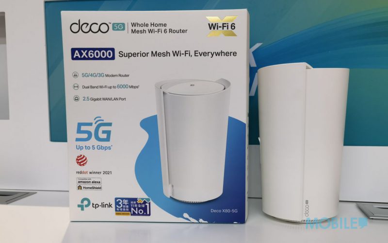 全能的 5G Wi-Fi 6 Mesh Router，TP-Link Deco X80-5G 開價四千有找!