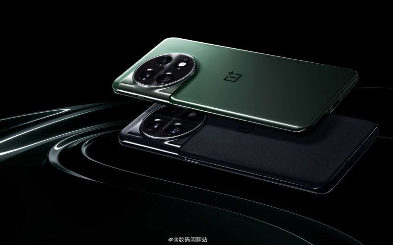 「一瞬青」、「無盡黑」色款，鏡面不銹鋼 Deco 設計！OnePlus 11 官方渲染圖再流出