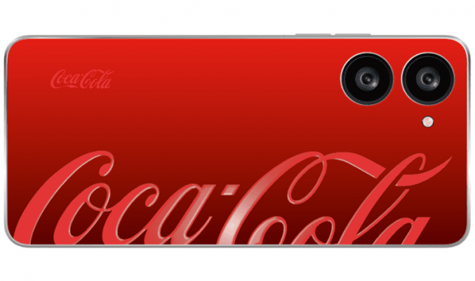 背殼印有CocaCola Logo，realme將推出可樂手機!