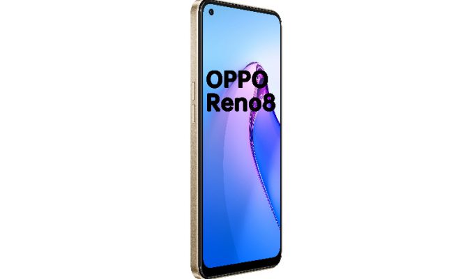OPPO Reno8 追加12 + 256GB 緞面金新配色!