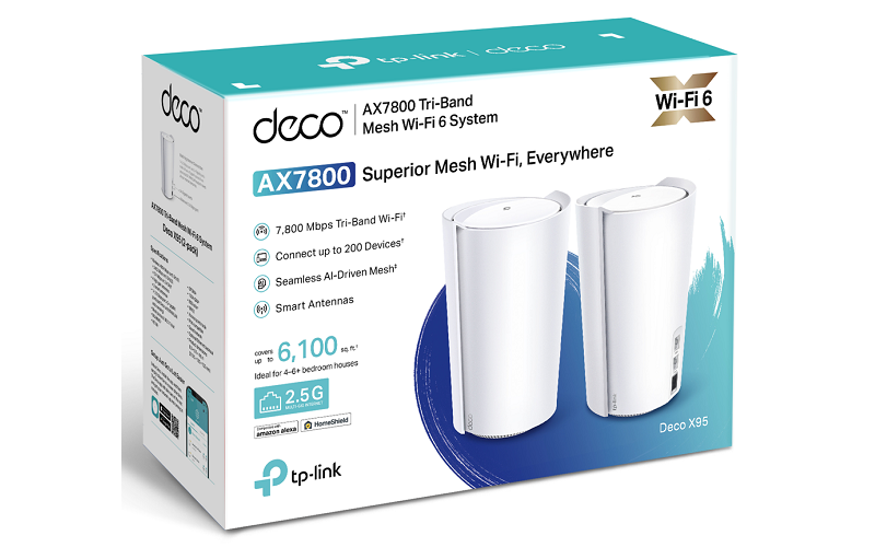 160MHz 頻寬三頻 Wi-Fi 6+ Mesh路由器，TP-Link Deco X95 開價$1,999起!