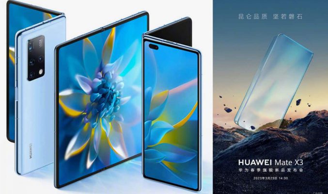 2K 解像 120Hz 摺屏、仲有潛望長焦鏡！HUAWEI Mate X3 功能搶先曝光