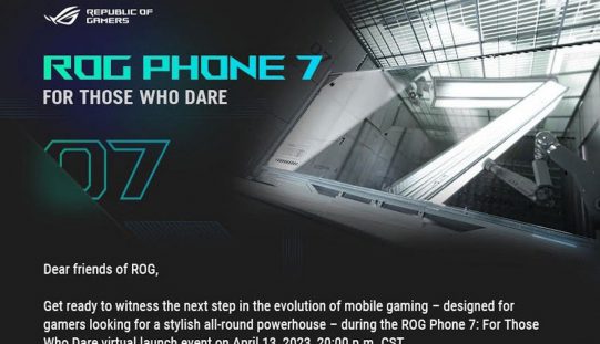 電競機王發佈有期！ASUS ROG Phone 7 確認 4 月 13 日現身