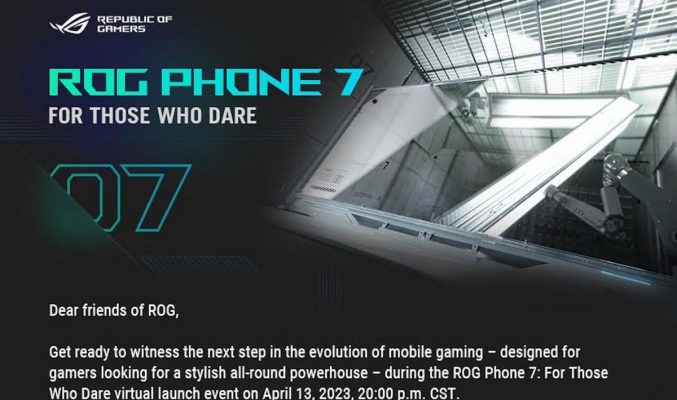 電競機王發佈有期！ASUS ROG Phone 7 確認 4 月 13 日現身