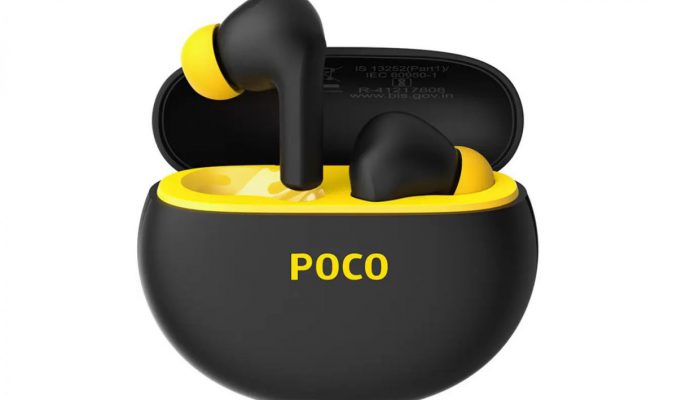 超平真無線入耳海外現身！黑黃配色 POCO Pods 開價唔駛 $120 港元