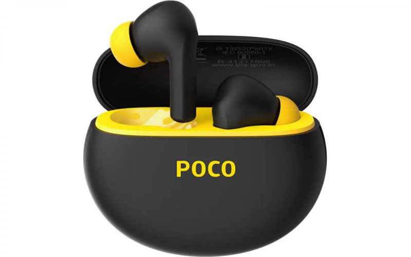 超平真無線入耳海外現身！黑黃配色 POCO Pods 開價唔駛 $120 港元