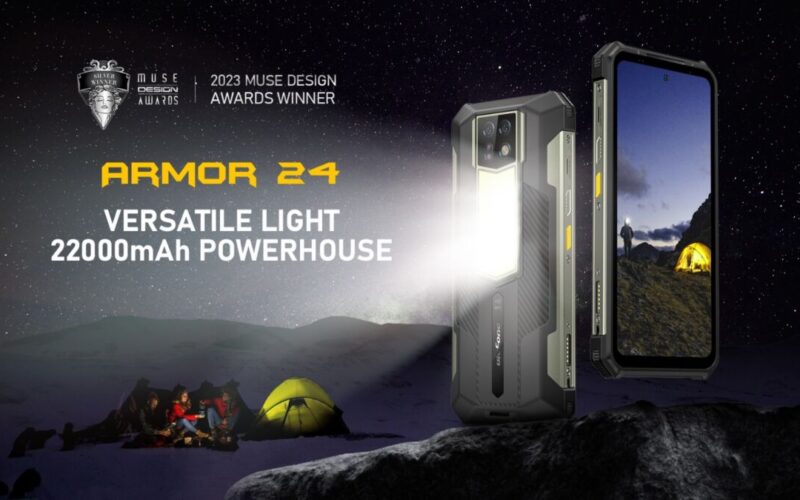 22000mAh大電及搭載超強LED燈，Ulefone Armor 24 在港推出！