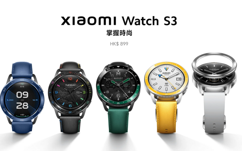 Xiaomi Watch S3、 Xiaomi Watch 2 及Xiaomi 手環8 Pro齊發表!