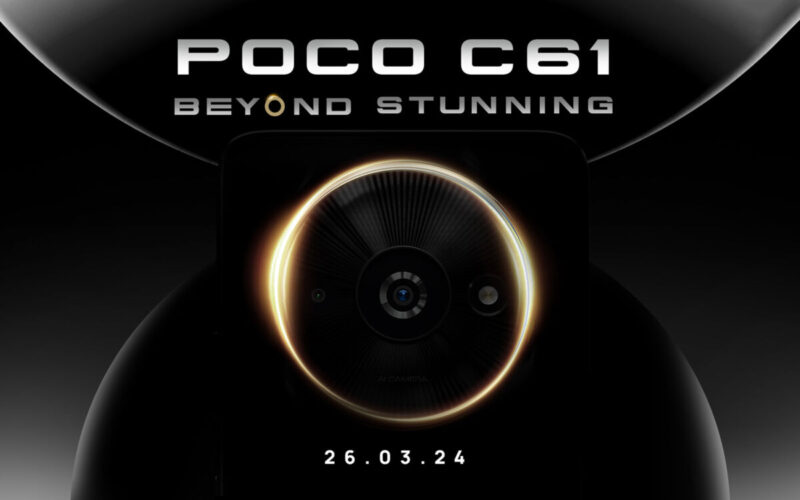 挑戰入門手機用料極限、海外版 POCO C61 明天正式開賣！