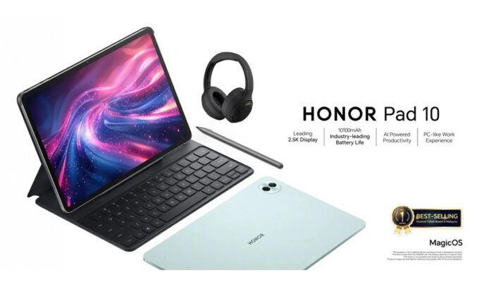 大屏幕搭配大電池的中階平板，HONOR Pad 10 發表!