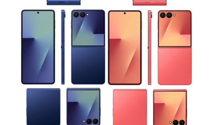 SAMSUNG Galaxy Z Flip7系列終極渲染圖曝光 7月9日Unpacked發佈會前夕全面睇!