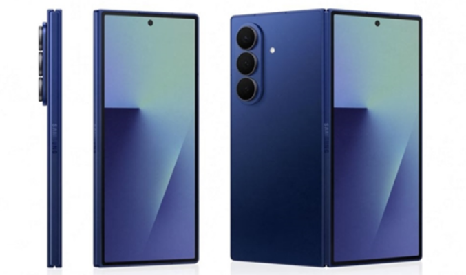 SAMSUNG Galaxy Z Fold7 官方渲染圖曝光：屏下鏡頭正式退場，輕薄大屏成新焦點
