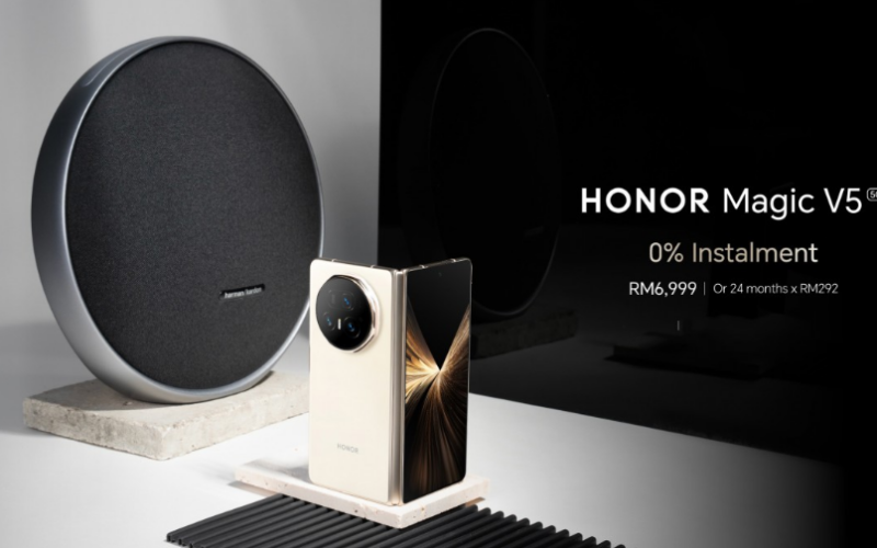 HONOR Magic V5 國際版正式登場，馬來西亞首發 香港8月6日上市!