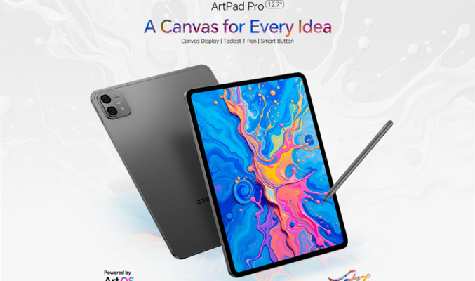 專為創作者而設的平價平板電腦，Teclast ArtPad Pro開價 $1,899!