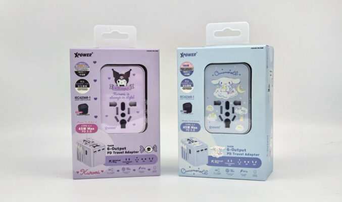 XPower 聯乘 Sanrio 人氣角色 推出 TA45B 旅行充電器!